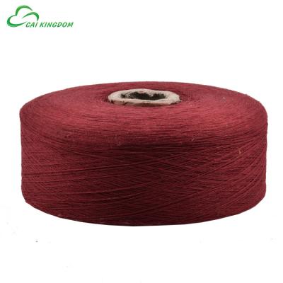 China Wholesale Recycled 18s Cotton Sock Yarn 450TPM Bleached Regenerated Cotton Yarn for sale