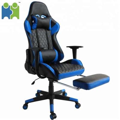 China Popular PARTNER 2022 PU Leather Computer Chair Adjustable (Height) For Gamer Gaming Chairs With Footrest And Massage for sale