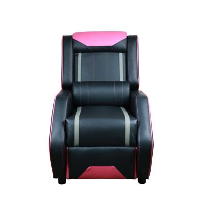 China Partner Wholesale Convertible PU Leather Recliner Lazy Gaming Sofa for sale