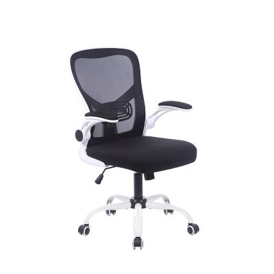 China Top Luxury Mechanism Multi-Functional Associate Office Chairs Fixed Ergonomic Mesh White Handrail Computer Office Chair for sale