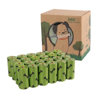 China Biodegradable Wholesale Biodegradable Bags Dispenser Ambient Poop Dog Paw Thickening Pet Poop Dog Poop Bag Stored Biodegradable Bag for sale