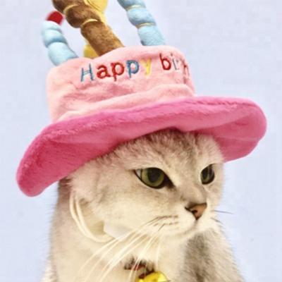 China Viable Funny Design Cute Cotton Birthday Hat For Dogs And Cats for sale