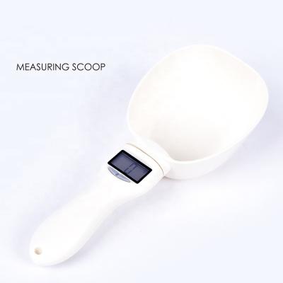 China Automatic Pet Supplies Premium Eco-Friendly Precise Eco-Friendly Cutting Edge Healthy Electronic Dog Food Shovel Cat Food Doser for sale