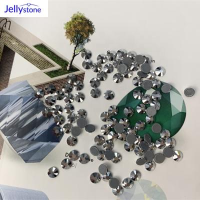 China Environmental friendly Jelly Stone Labrador High Demand ss3-ss30 rhinestone bonded hot fix flat back stone for necklace and jeans for sale