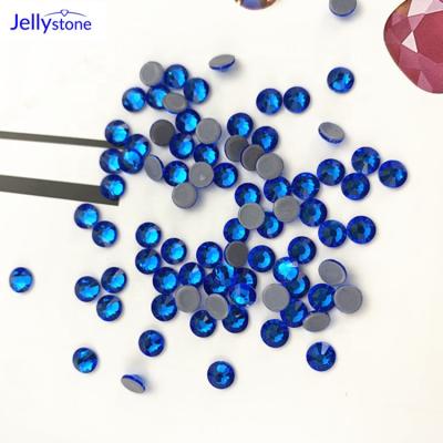 China Crystal Rhinestone For Fix Stone ss30 Sapphire Flat Back Hot Crystal Ball Factory Wholesale 100% Good Return Environmental Friendly Glass Stone for sale