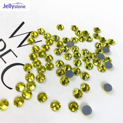 China Jelly Stone 035 1440pcs/bag flat back crystal rhinestone ab new color environmental friendly round citrine for nail art decoration for sale