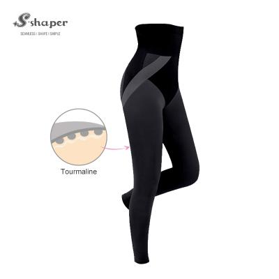 China S-SHAPER High Waist Antibacterial Gaiters, Women's Bamboo Gaiters, Tourmaline Bamboo Gaiters for sale