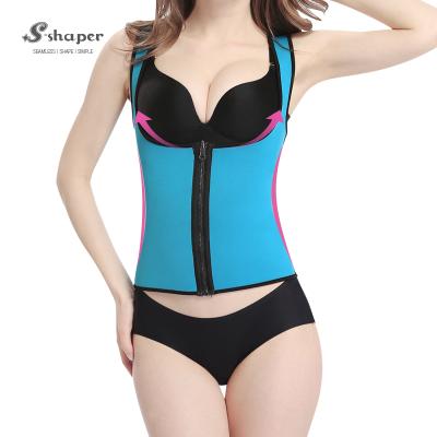 China S-SHAPER Antibacterial Neoprene Body Slim Fitness Gym Women Ultra Sweat Vest for sale