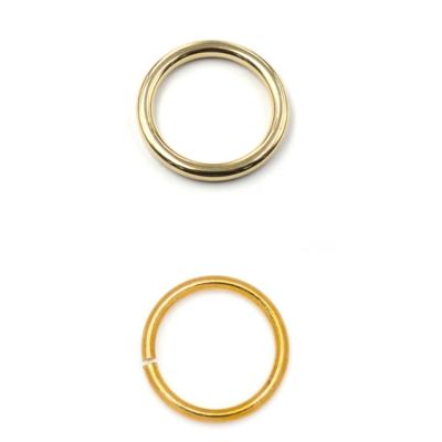 China S1067 Custom Size O Ring Round Circle Ring Bag Brass Accessories for sale