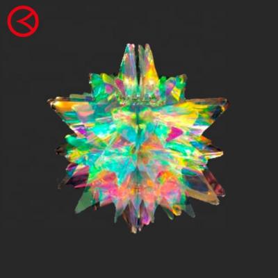 China Iridescent Tree Ornament Christmas Decorations Snowflake Movie Star for sale