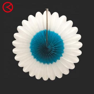 China Tissue Paper Paper Fan Party Decoration for Summer Honeycomb Decoration for sale