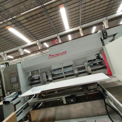 China Printing Shops Customized High Speed ​​Cardboard Ink Four Color Printing Slot Machine Used For Corrugated Cardboards Corrugated Printing for sale