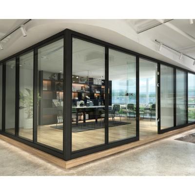 China Modern Modern Office Partition Room Glass Partition Wall Aluminum System for sale