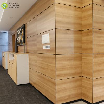 China Latest Design Modern Design 16mm Wood Melamine Partition Wall Indoor Office Wall Partition for sale