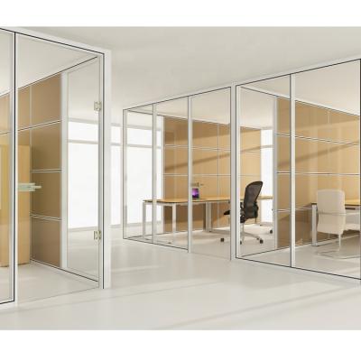 China Modern Design HK85 India Modern Glass Partition Wall Office 12mm Soundproof Partition Wall for sale