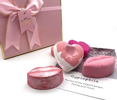 China Relaxing Muran amazon best selling natural fragrance surpris bath bomb set box  fizzy private label bath  valentines day bath bomb for sale