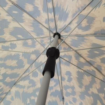 China Modern Normal Quality Customizable Sun Shade Sensitive Export Pattern Beach Umbrella For Summer for sale