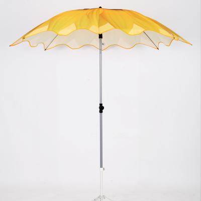 China Manufacturers Modern Spot Selling Degree Sun Protection Pattern Hot Supply Delicate Beach Umbrella For Summer for sale