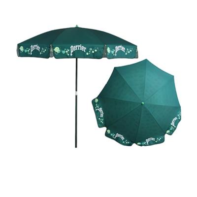 China OEM Traditional Logo Printed Large Size Outdoor Promotional Umbrella Beach Umbrella With Company Logo for sale