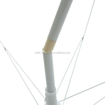 China cheap stainless steel beach umbrella frame with plastic tilt umbrella sunshade frame for sale