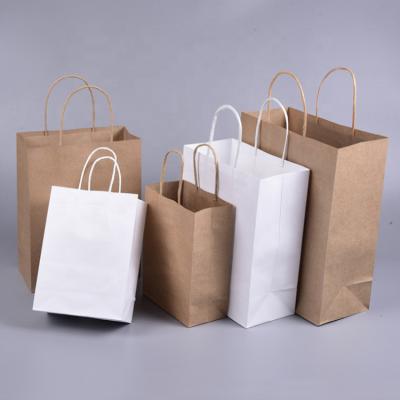 China Wholesale Custom Biodegradable Logo Printing Brown Kraft Paper Paper Bags Food Packaging Pouch for sale