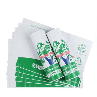 China Waterproof Eco-friendly Non-Toxic Cornstarch Based Eco Friendly Compostable Biodegradable Bags Wholesale Shipping Bags For Custom Logo for sale