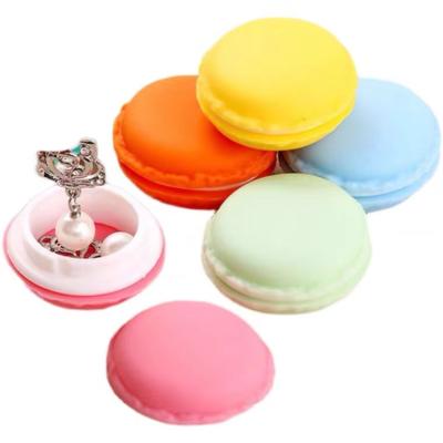 China Hot Selling Recyclable Colorful Rubber Logo Macaron Powder Case Custom Paint Comestic Packaging Box for sale