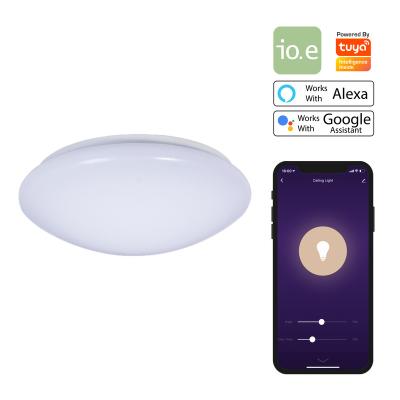 China Wifi Smart Wi-Fi LED Ceiling Light 1400lm 18W 110-240V Dimmable CCT Tuya Smart Works with Alexa and Google Assistant for sale