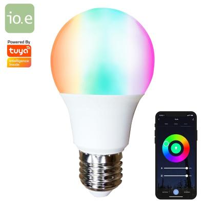 China WiFi Residential Smart Bulb RGBW A60 Dimmable Alexa Google Home Voice Control 8.5W 800lm for sale