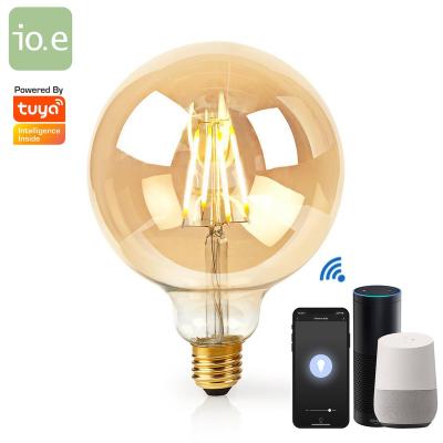 China Residential LED G40 Dimmable Tuya Smart Filament Smart Bulb Works with Alexa Google Home Voice Control for sale