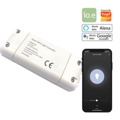 China Smart Wifi Home Automation Wi-Fi Light Controller Dimmable Tuya Smart Works With Alexa Google Assistant for sale