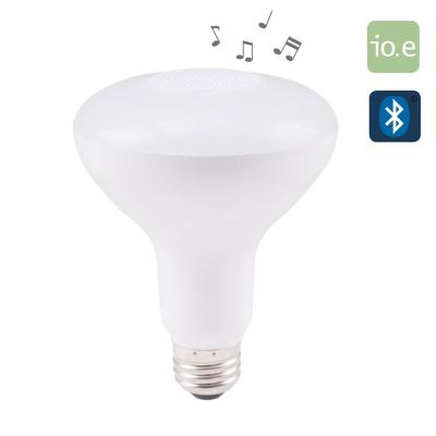 China BLE Smart Music Speaker LED Bulb BR30 3000K 120V 650lm 11.5W Indoor BLE Bulb ETL &BQB Certified for sale