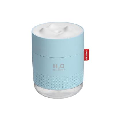 China 2021new High Quality Home Appliances Small Humidifier Rechargeable Car H2ousb Ultrasonic Cool Mist Jet With Night Lights for sale