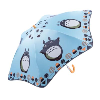 China Manual Open Safe Children's Umbrella Round Corner Cartoons Design Printing Umbrella Customized for sale