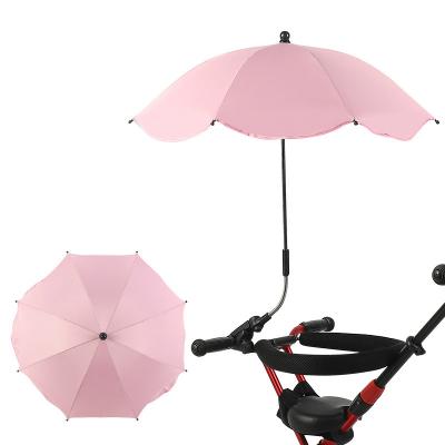 China CLASSIC Outdoor Sunshade Umbrellas For Baby Car Kids Baby Stroller Umbrella With Sling Chair Portable Compact Umbrella for sale