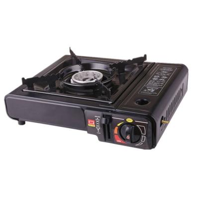 China Outdoor camping automatic ignition butane gas BBQ stove small size portable burner for sale