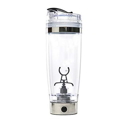 China 600ml Refillable Sustainable Integrated Protein Storage Container Shaker Bottle Electric Mixer for sale