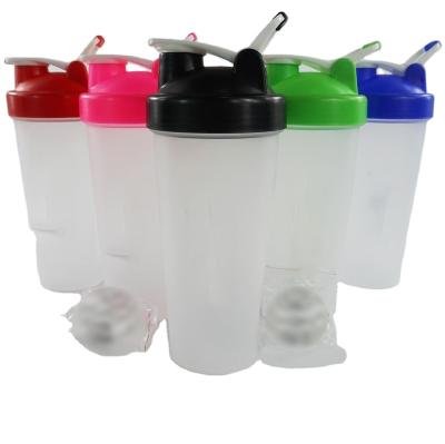 China Viable hot sale custom logo shaker mixing bottle for portable gym protein shaker bottle with ball for sale