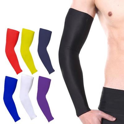 China Breathable Sport Compression Sun UV Protect Cool Arm Sleeve For Basketball Cycling for sale