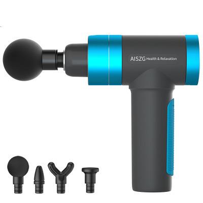 China New Handle Design Body Muscle Relax Small Massage Gun With LCD Touch Screen For Gym Fitness for sale