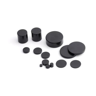 China Custom Round Rare Earth Neodymium Epoxy Black Industrial Magnet Permanent Disc Cup Form WELD Decoiling Punching Molding ±5% for sale