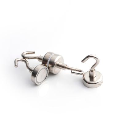 China Custom Strong Pot Neodymium Magnet Hook for sale