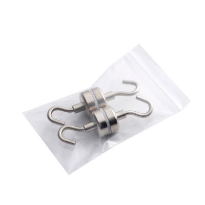 China Industrial Magnet 16mm 20mm 25mm 36mm 42mm Neodymium Bag Magnet Hook for sale