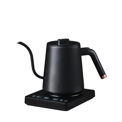 China Good Quality Zero Viable Hero Factory China Coffee Stainless Electric Power Kettle With Wooden Pear Handle for sale