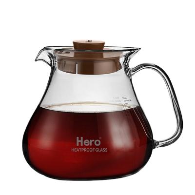 China Hero High Borosilicate Glass/PP Zero Viable Manufacturer Good Quality Competitive Price Coffee Glass Jar for sale