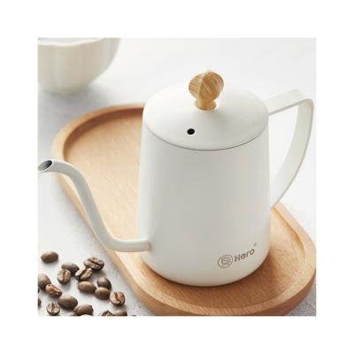 China Viable Zero Electric Coffee and Hero Stainless Steel Tea Spill Over Pot Temperature Control Kettle for sale