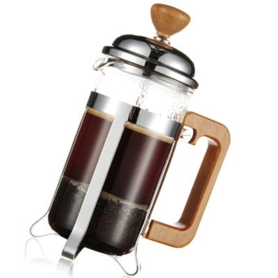 China Viable Zero Hero Heat Resistant Glass Coffee French Press Coffee Maker for sale