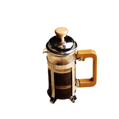 China Zero Viable Hero French Press Coffee Borosilicate Glass Coffee Logo Maker for sale