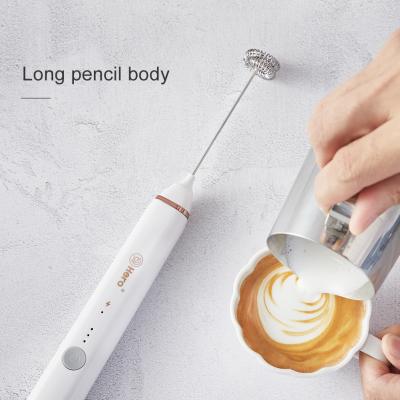 China High Level Viable Popular Zero Hero Handheld Electric Milk Frother for sale