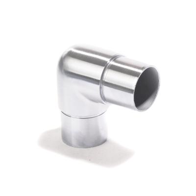 China Railing Fittings Stainless Steel Tube Connector Modern Fence Flush Joiner QL002.042 for sale